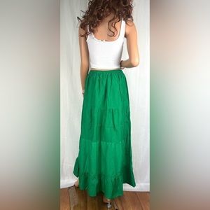 She’s Cool Vintage Green Convertible Dress / Skirt